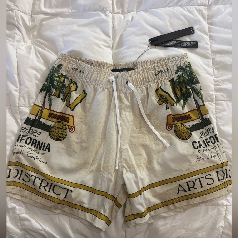 NEW AMIRI SWIM TRUNKS